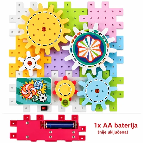 GEAR BLOCKS | Električni set zupčanika 83 dijela — slika 4 — slika 4