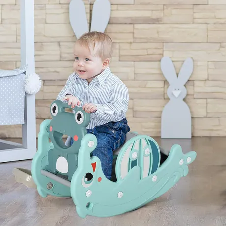 HAPPYSLIDE | dječiji tobogan, ljuljačka i koš 3 u 1 — slika 5 — slika 5