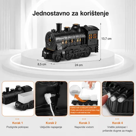 LOCOMA | aroma difuzer i ovlaživač zraka 300 ml — slika 4 — slika 4
