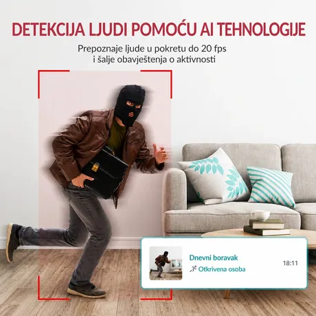 YI | Home 2K Pro Set od 4 unutrašnje Wi-Fi kamere — slika 3 — slika 3